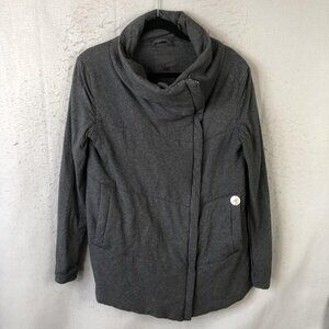 Spiewak Coat Womens Small Gray Thermore Insulated Funnel Neck Zip Pockets